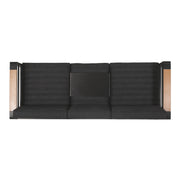 Giovanna - 3 Seater Sofa With Aluminum Frame And Water Repellence Cushions - Black - R&R Furniture Gallery (Fountain Valley, CA)