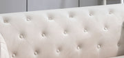 Elegant contemporary Pompano stationary sofa by Glory Furniture with plush cushions and sleek design in a modern living room setting.