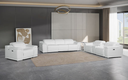 9762 - 7-Piece Modular Power Reclining Sofa, Loveseat And Chair Set With 6 Power Recliners In - R&R Furniture Gallery (Fountain Valley, CA)