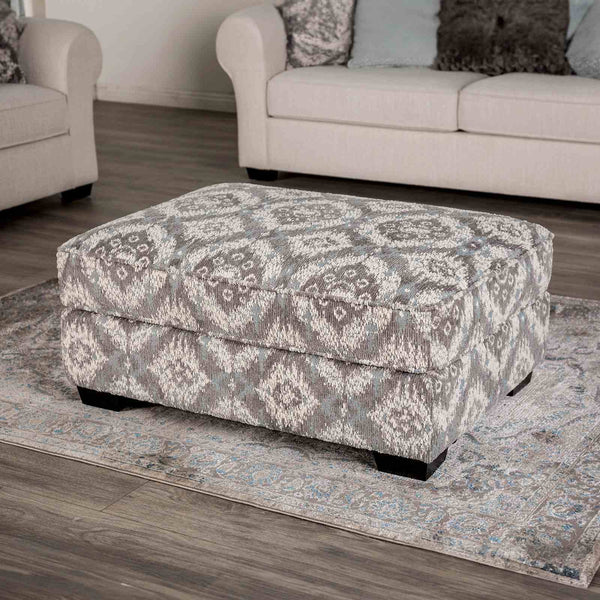 Ottoman, White - FM61113WH-OT-PT