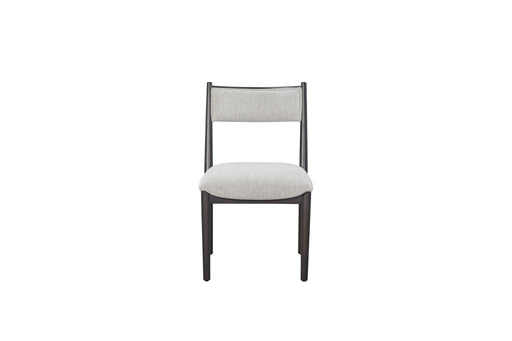Comfortable Upholstery Cresent Chair (Set of 2) - Peppercorn - R&R Furniture Gallery (Fountain Valley, CA)