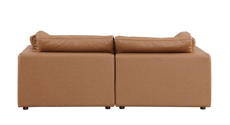 1100 - Modular Loveseat (Top-Grain Italian Leather)