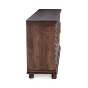 Shira - 4 Door Buffet - Kona Brown - R&R Furniture Gallery (Fountain Valley, CA)