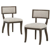 Marie - Upholstered Dining Chair (Set of 2) - Beige - R&R Furniture Gallery (Fountain Valley, CA)