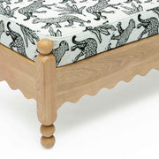 Thelma - Leopard Jacquard Bench - R&R Furniture Gallery (Fountain Valley, CA)
