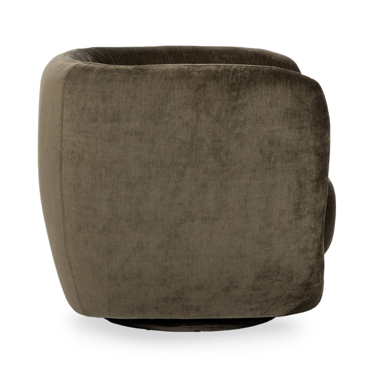 Nico - Upholstered Swivel Chair - Olive Green - R&R Furniture Gallery (Fountain Valley, CA)