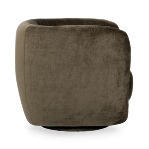 Nico - Upholstered Swivel Chair - Olive Green - R&R Furniture Gallery (Fountain Valley, CA)