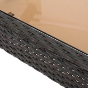 Antibes - 4 Pieces Wicker Chat Set - Brown / Beige - R&R Furniture Gallery (Fountain Valley, CA)