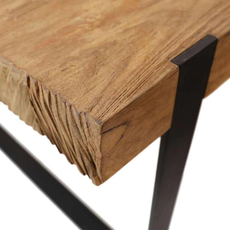 Burke - Dining Table - Natural And Black