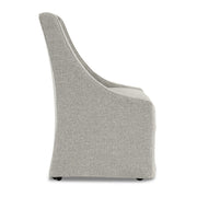 Warwick - Upholstered Rolling Dining Chair - R&R Furniture Gallery (Fountain Valley, CA)
