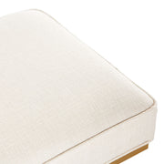Belmont Place - Bed Bench - White / Gold - R&R Furniture Gallery (Fountain Valley, CA)