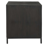 Uttermost Aiken accent cabinet with wood finish, featuring sleek design and storage compartments, suitable for modern home decor.