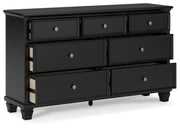 Lanolee - Dresser - Black - R&R Furniture Gallery (Fountain Valley, CA)