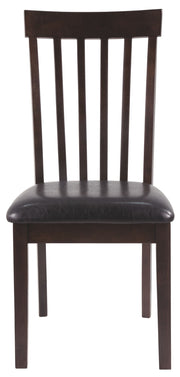 Hammis - Dining UPH Side Chair (Set of 2) - Dark Brown - R&R Furniture Gallery (Fountain Valley, CA)