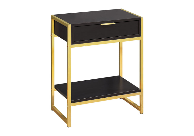 Accent Side Table, Storage Drawer, Spacious Tabletop - R&R Furniture Gallery (Fountain Valley, CA)