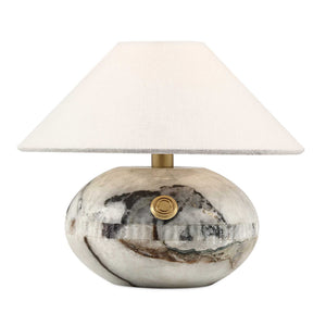 Curling - Stone Rechargeable Mini Lamp - White / Black