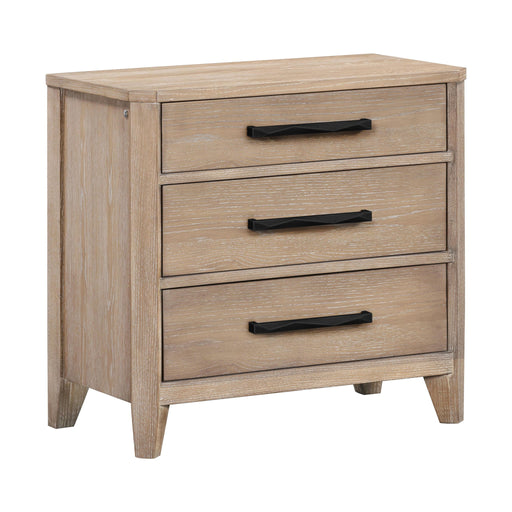 Breckenridge - 3 Drawer Nightstand With USB/C Port - Brown - R&R Furniture Gallery (Fountain Valley, CA)