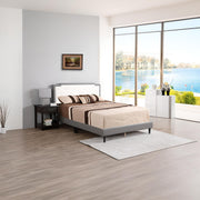Bed (All in One Box) - Two Tone - R&R Furniture Gallery (Fountain Valley, CA)