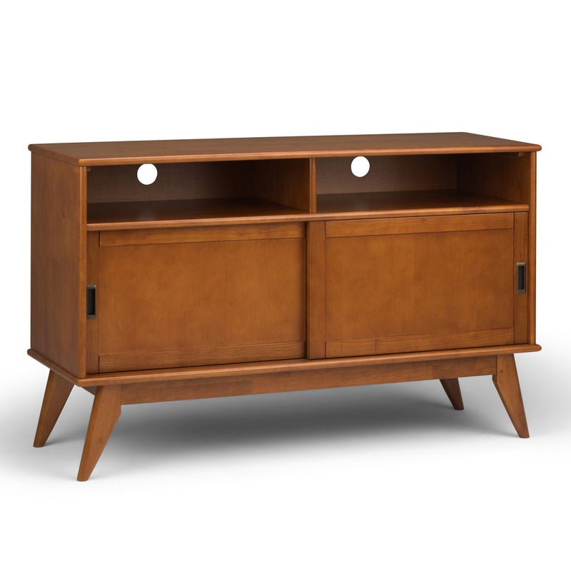 Draper - Handcrafted Mid Century Low TV Media Stand - R&R Furniture Gallery (Fountain Valley, CA)