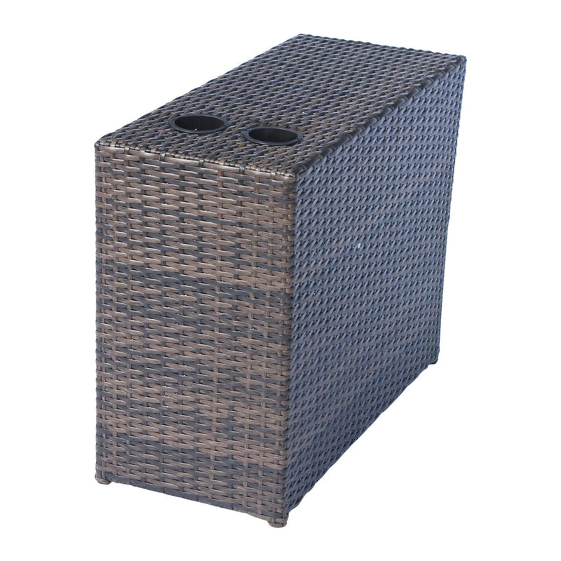 Stylish Modular Wicker Patio Seating Group