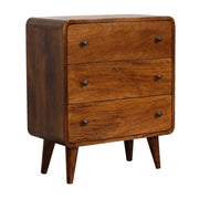 3 Drawer Mini Curved Chest - R&R Furniture Gallery (Fountain Valley, CA)