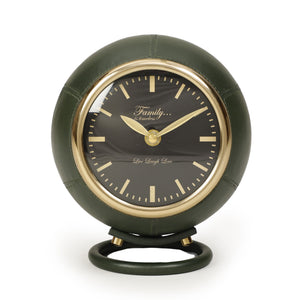 Draper - Designer Standing Accent Clock - Dark Green