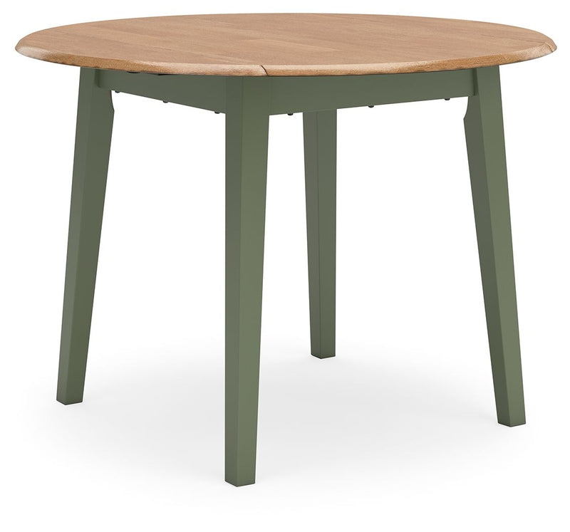 Gesthaven - Round Dining Room Drop Leaf Table - R&R Furniture Gallery (Fountain Valley, CA)