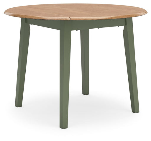Gesthaven - Round Dining Room Drop Leaf Table - R&R Furniture Gallery (Fountain Valley, CA)