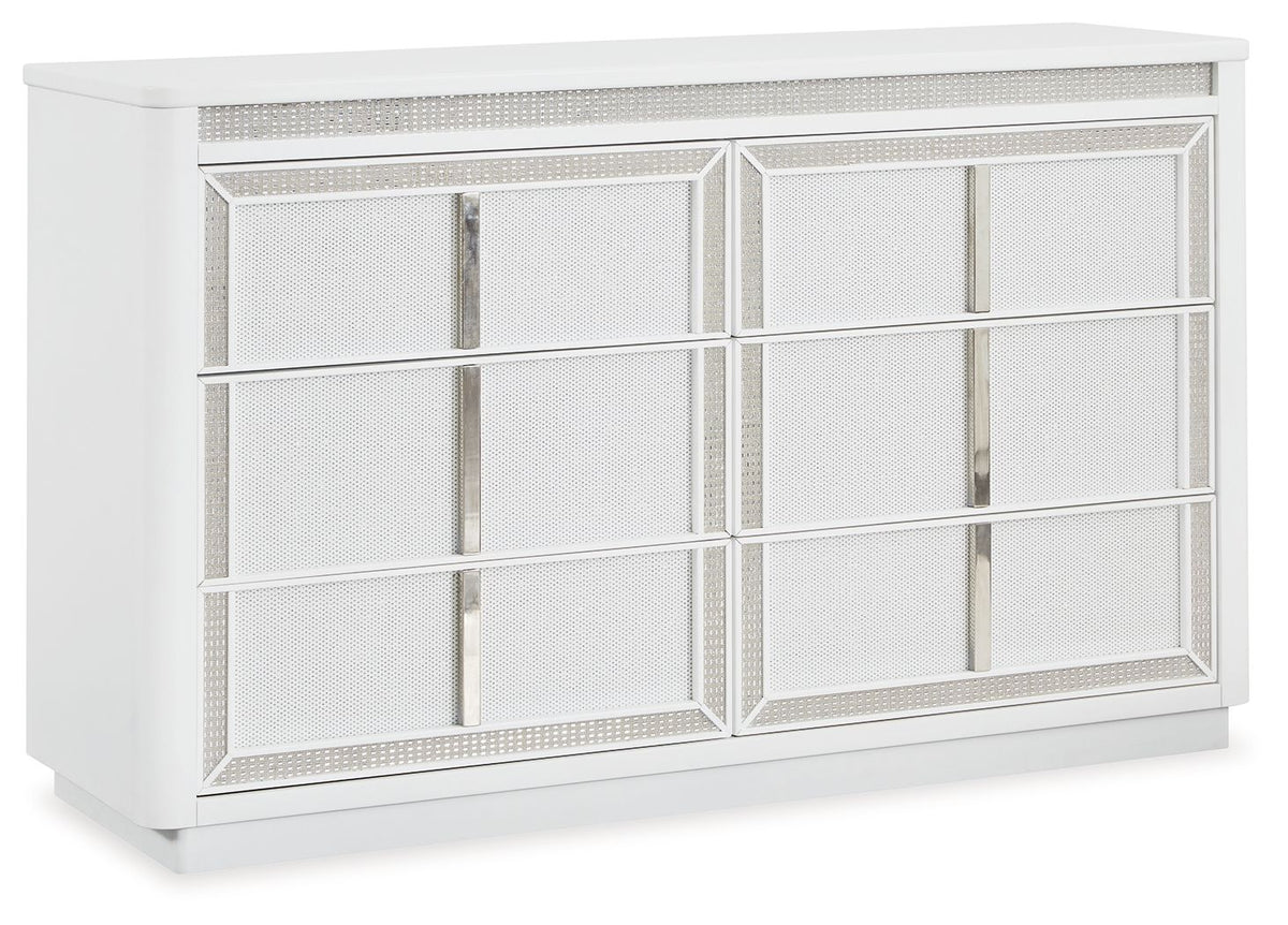 Chalanna - Dresser - White - R&R Furniture Gallery (Fountain Valley, CA)