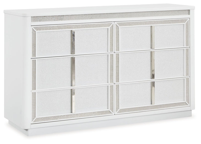 Chalanna - Dresser - White - R&R Furniture Gallery (Fountain Valley, CA)