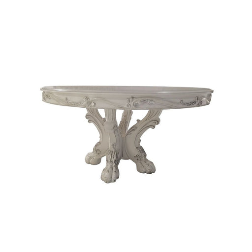 Dresden - Round Dining Table - Bone White - R&R Furniture Gallery (Fountain Valley, CA)