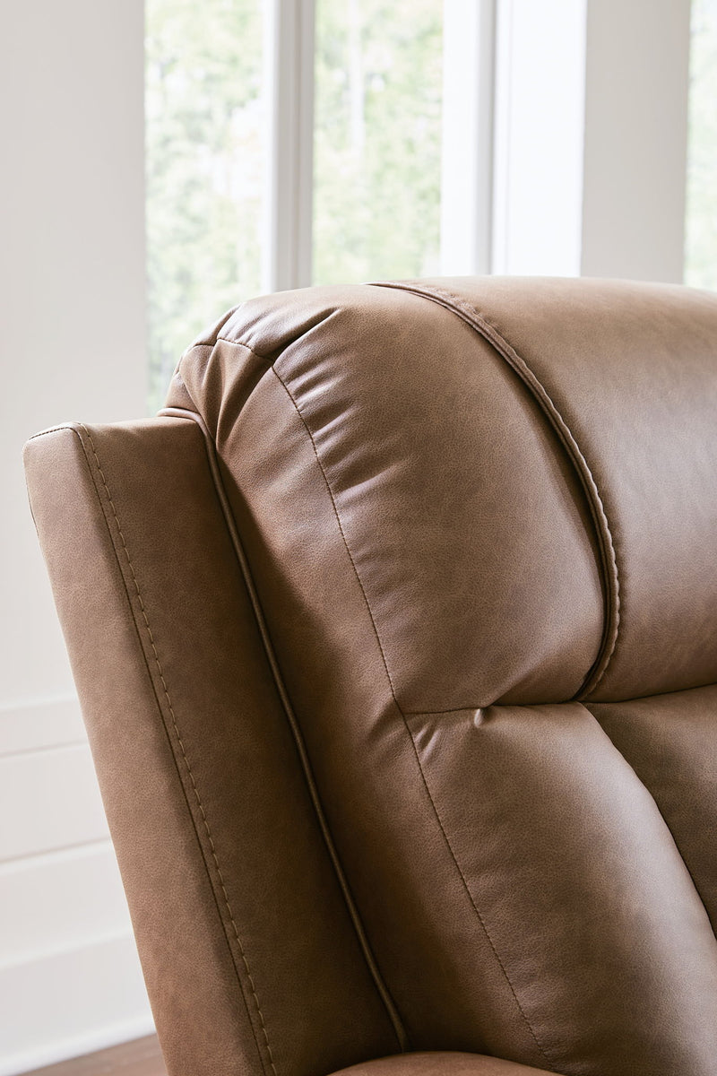 Mackmenville - Double Reclining Loveseat With Console - R&R Furniture Gallery (Fountain Valley, CA)