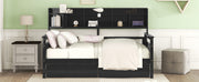 Daybed, Slat Support, With Bedside Shelves And 2 Drawers - R&R Furniture Gallery (Fountain Valley, CA)