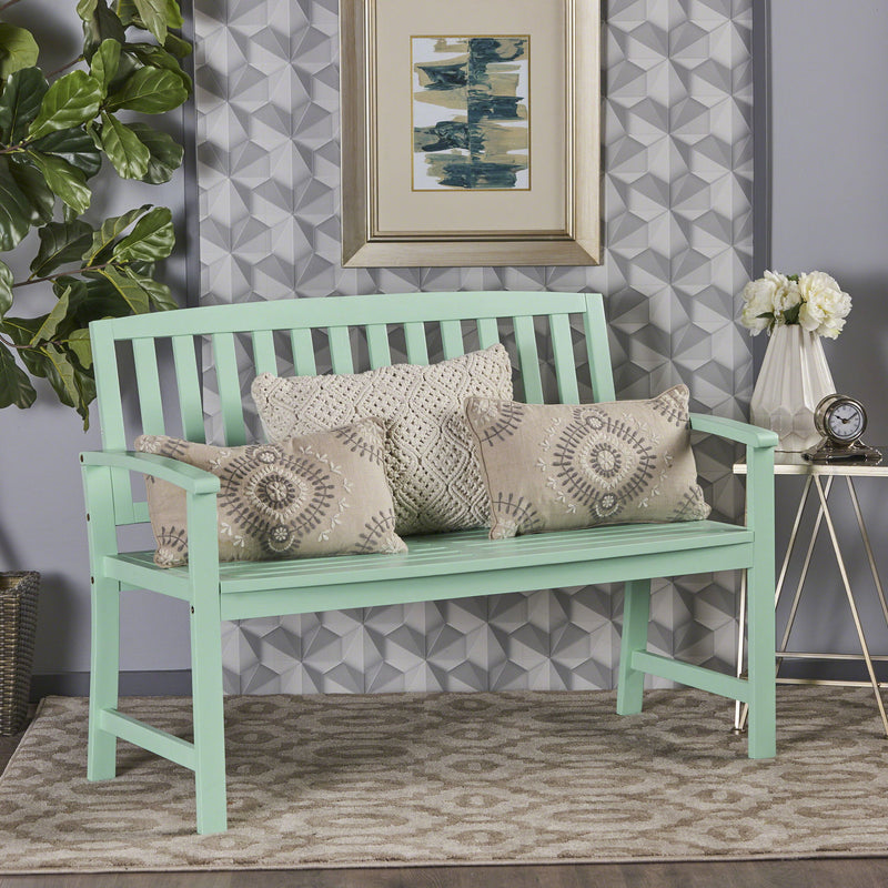 Farmhouse Style Loja Bench Indoor / Outdoor - R&R Furniture Gallery (Fountain Valley, CA)