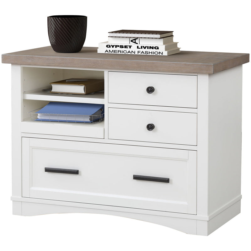 Americana Modern - Functional File with Power Center - R&R Furniture Gallery (Fountain Valley, CA)