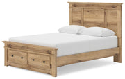 Makidern - Panel Storage Bed With Under Bed Storage Unit And Storage Footboard - R&R Furniture Gallery (Fountain Valley, CA)