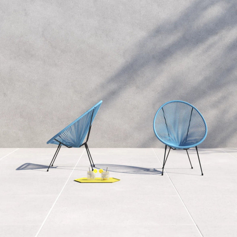 Modern Egg Shaped String Chairs (Set of 2) - R&R Furniture Gallery (Fountain Valley, CA)