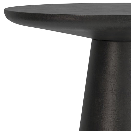 Gloria - Cast Aluminum Side Table - Black - R&R Furniture Gallery (Fountain Valley, CA)