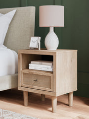 Cielden - One Drawer Night Stand - Two-Tone - R&R Furniture Gallery (Fountain Valley, CA)