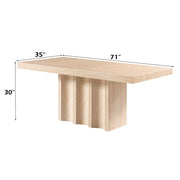 Inca - Dining Table - Beige - R&R Furniture Gallery (Fountain Valley, CA)