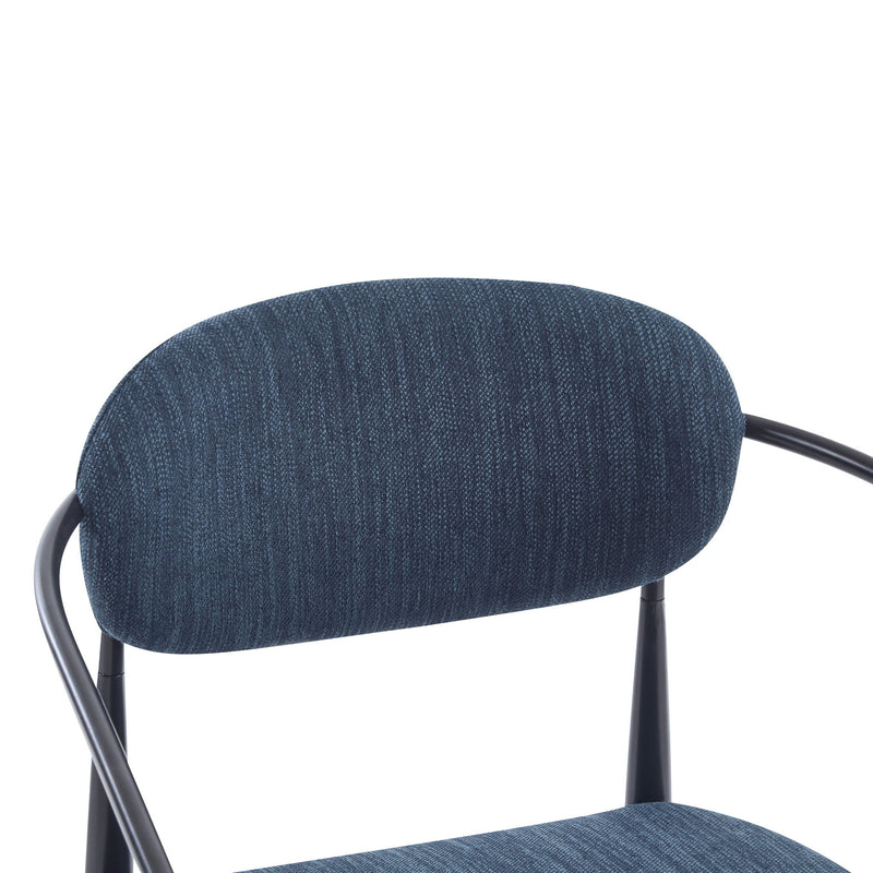 Modern Upholstered Accent Armchair With Pocket Spring Seat - R&R Furniture Gallery (Fountain Valley, CA)