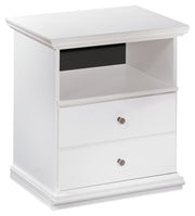 Bostwick Shoals - One Drawer Night Stand - White - R&R Furniture Gallery (Fountain Valley, CA)