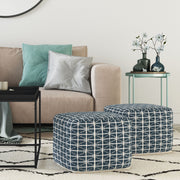 Noreen - Upholstered Square Pouf - R&R Furniture Gallery (Fountain Valley, CA)
