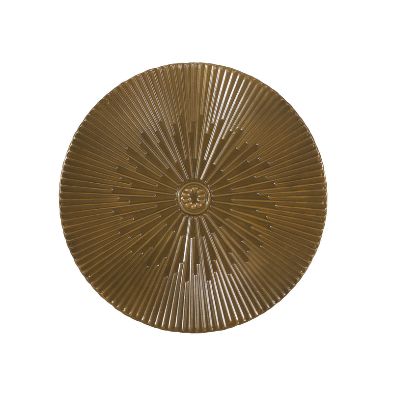 Langseth - Iron Sunburst Side Table Modern Design - R&R Furniture Gallery (Fountain Valley, CA)