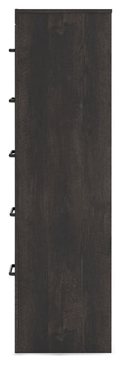 Hollivern - Five Drawer Chest - Dark Gray - R&R Furniture Gallery (Fountain Valley, CA)