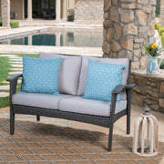 Honolulu - Loveseat - Gray / Silver - R&R Furniture Gallery (Fountain Valley, CA)