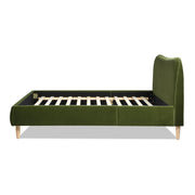 Roman - Curved Headboard Upholstered Platform Bed - R&R Furniture Gallery (Fountain Valley, CA)