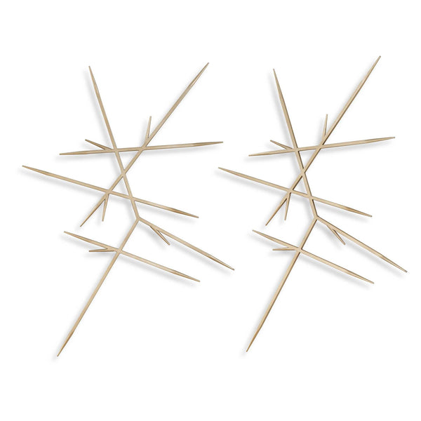 Fireworks - Silver Wall Decor (Set of 2)