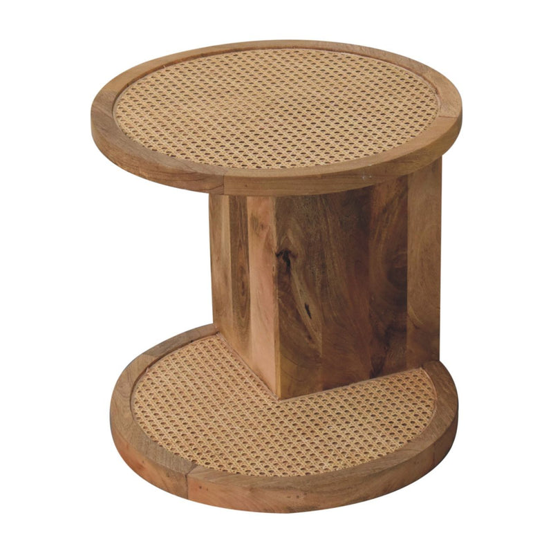 Close Knit Corner End Table - Oak - R&R Furniture Gallery (Fountain Valley, CA)