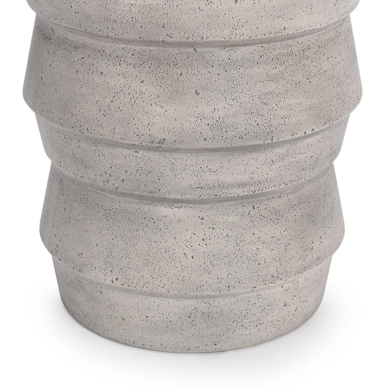 Anora - Outdoor Accent Table - Light Gray - R&R Furniture Gallery (Fountain Valley, CA)
